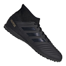 Adidas Predator 19.3 Tf Jr G25801 jalkapallokengät musta musta