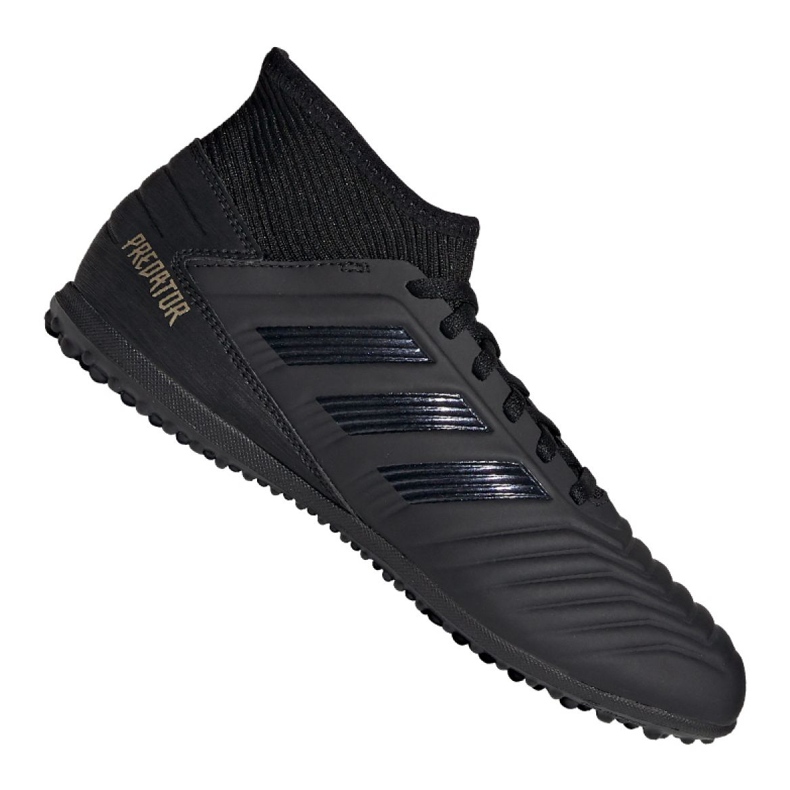 Adidas Predator 19.3 Tf Jr G25801 jalkapallokengät musta musta