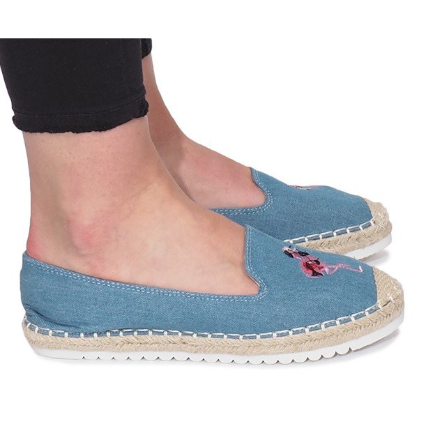 Blue Flaming Jeans espadrillit sininen