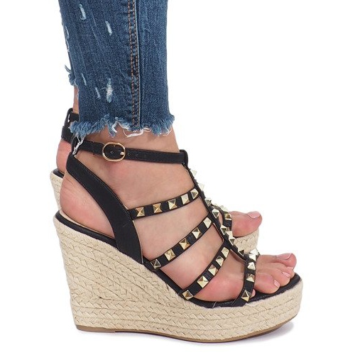 Mood -kiila -sandaalit Mood espadrilliltä musta