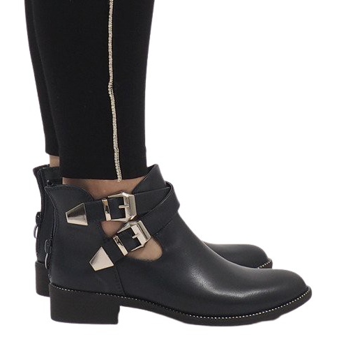 Ideal Shoes Tummansiniset avokengät Y8157 laivastonsininen