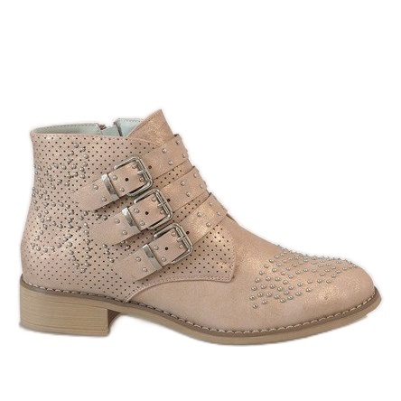 Vaaleanpunaiset saappaat HQ909 -nastoilla vaaleanpunainen