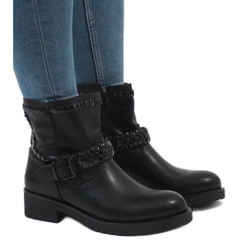 Mustat eristetyt saappaat FC-H59