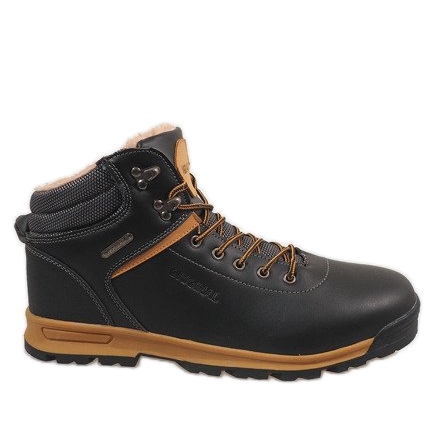 Mustat eristetyt lumisaappaat M17097-2