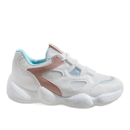 2018-15 valkoiset muodikkaat urheilukengät valkoinen