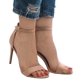 Vaaleanpunaiset mokkanahkaiset sandaalit SY-31P vaaleanpunainen Vaaleanpunaiset mokkanahkaiset sandaalit SY-31P vaaleanpunainen