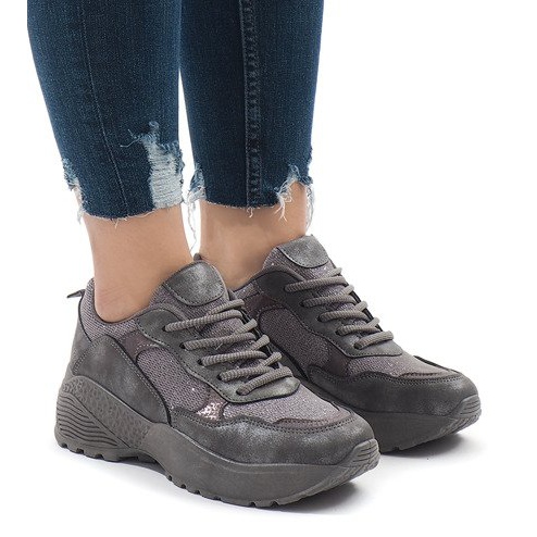 BY-080 harmaat urheilukengät