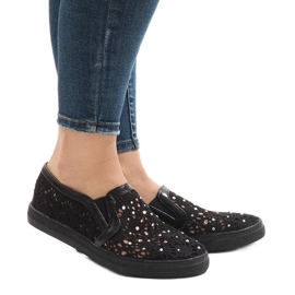 HC233 mustat pitsi -lenkkarit