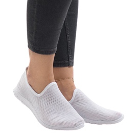 Valkoiset urheilukengät 909-17 valkoinen