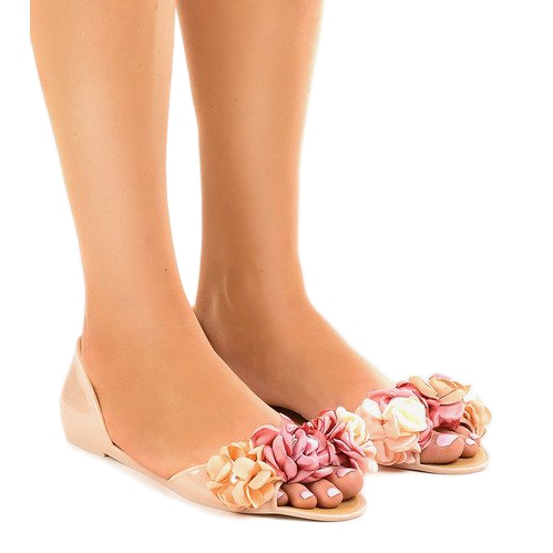 Meliski beige sandaalit kukilla AE20