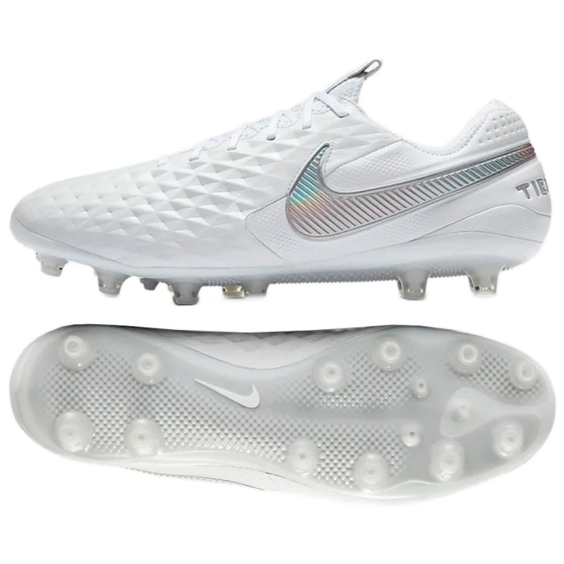 Nike Tiempo Legend 8 Elite AG-Pro M BQ2696-100 jalkapallokengät valkoinen valkoinen