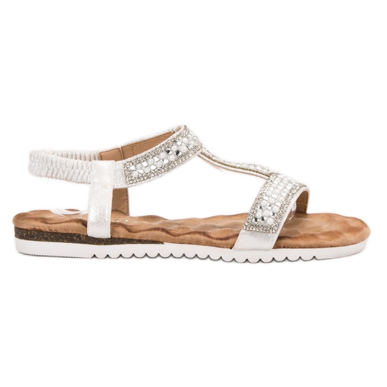 Emaks Koristellut naisten sandaalit harmaa