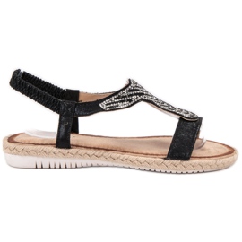 Emaks Espadrilles Slip On Sandaalit musta