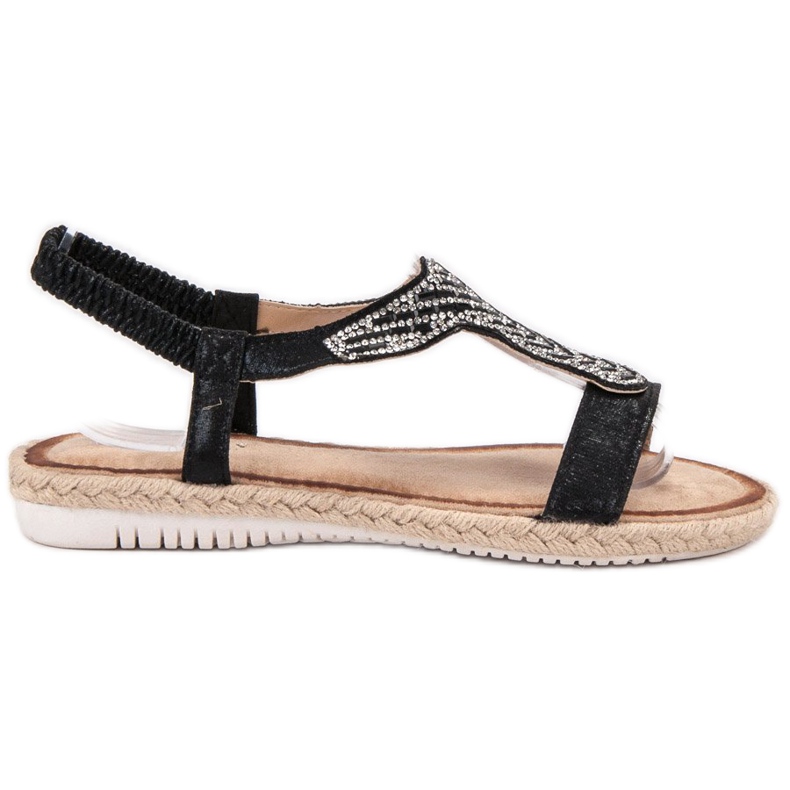 Emaks Espadrilles Slip On Sandaalit musta