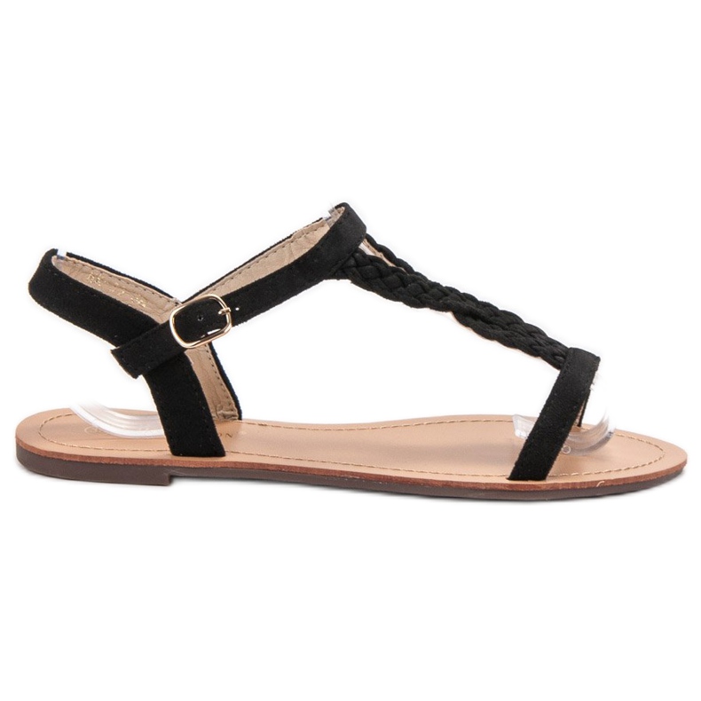 Ch. Creation Mokkanahkaiset sandaalit musta Ch. Creation Mokkanahkaiset sandaalit musta