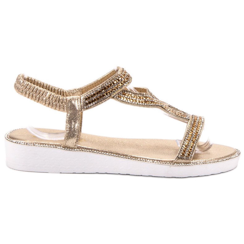 SHELOVET Wedge Slip-On Sandaalit keltainen
