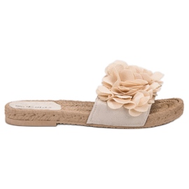 SHELOVET Beige Espadrilles -tossut