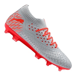 Puma Future 4.2 Netfit Fg / Ag M 105611-01 jalkapallokengät monivärinen harmaa