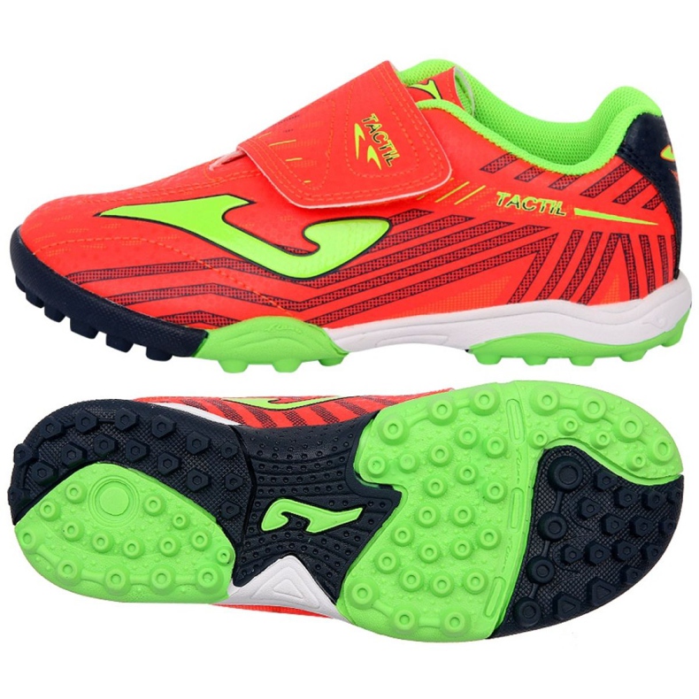 Joma Tactil 907 Tf Jr TACW.907.TF jalkapallokengät monivärinen punainen