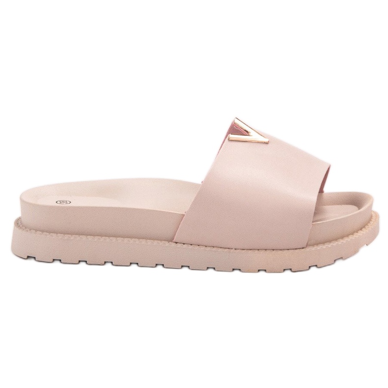 SHELOVET Tossut alustalla vaaleanpunainen