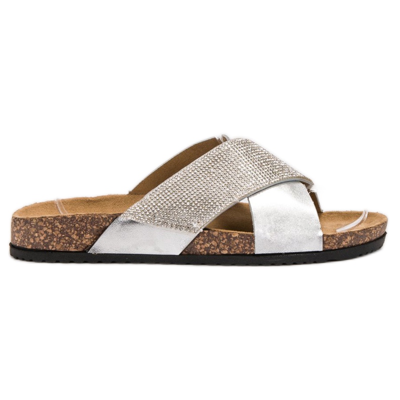 Bestelle Tossut korkkipohjalla harmaa