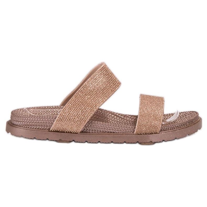 EXQUILY Muodikkaat kumitossut vaaleanpunainen