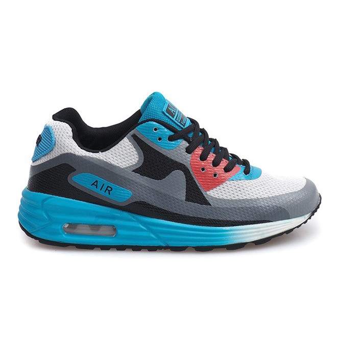 Neony Juoksukengät B306-9 Valkoinen musta sininen monivärinen