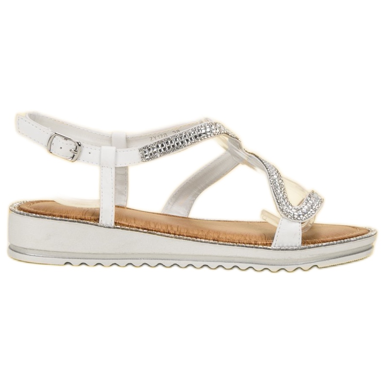 SHELOVET Sandaalit alustalla valkoinen