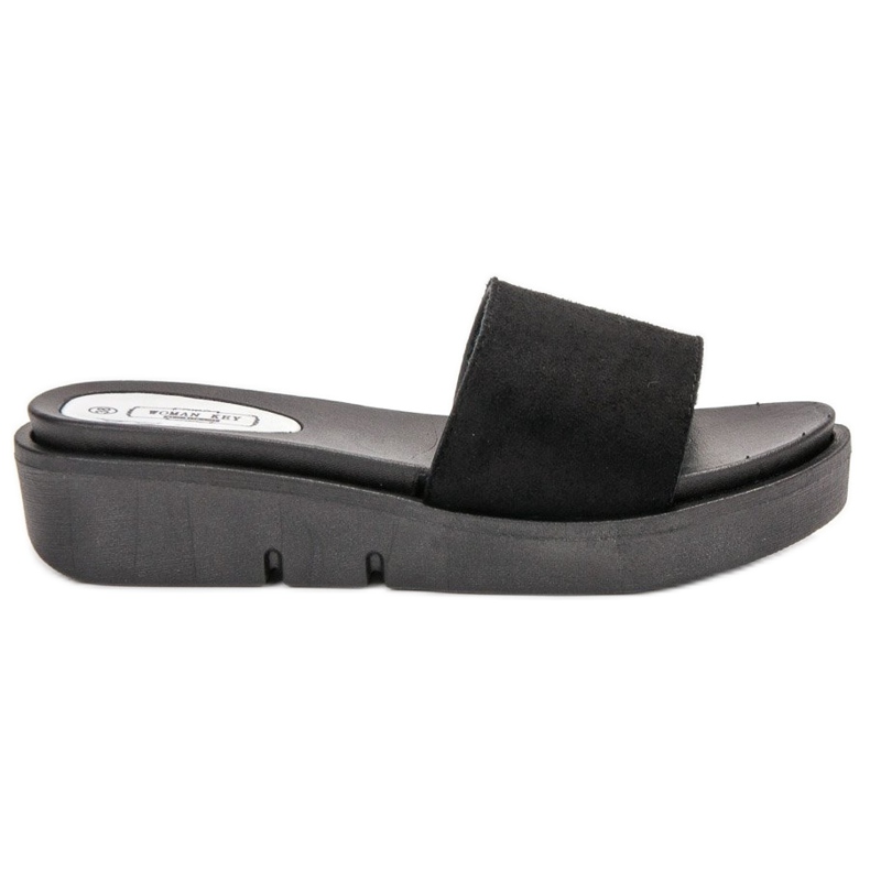 SHELOVET Wedge sandaalit musta