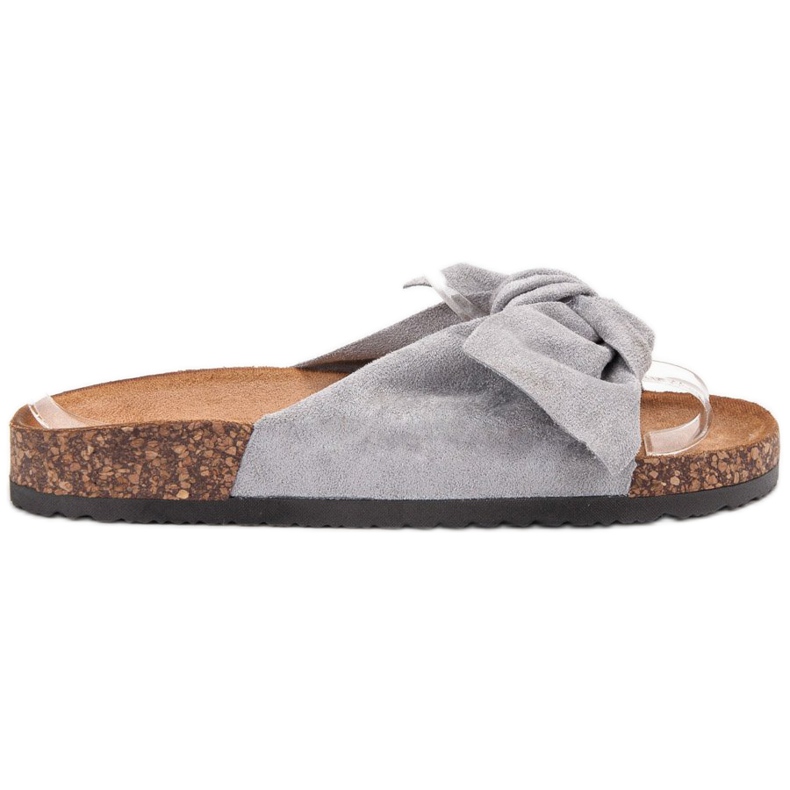 Super Me Muodikkaat harmaat tohvelit