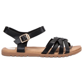BLESS Klassiset mustat sandaalit
