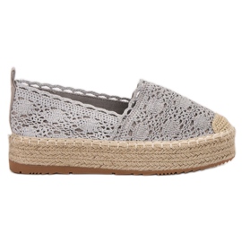 Diamantique Espadrillit alustalla harmaa