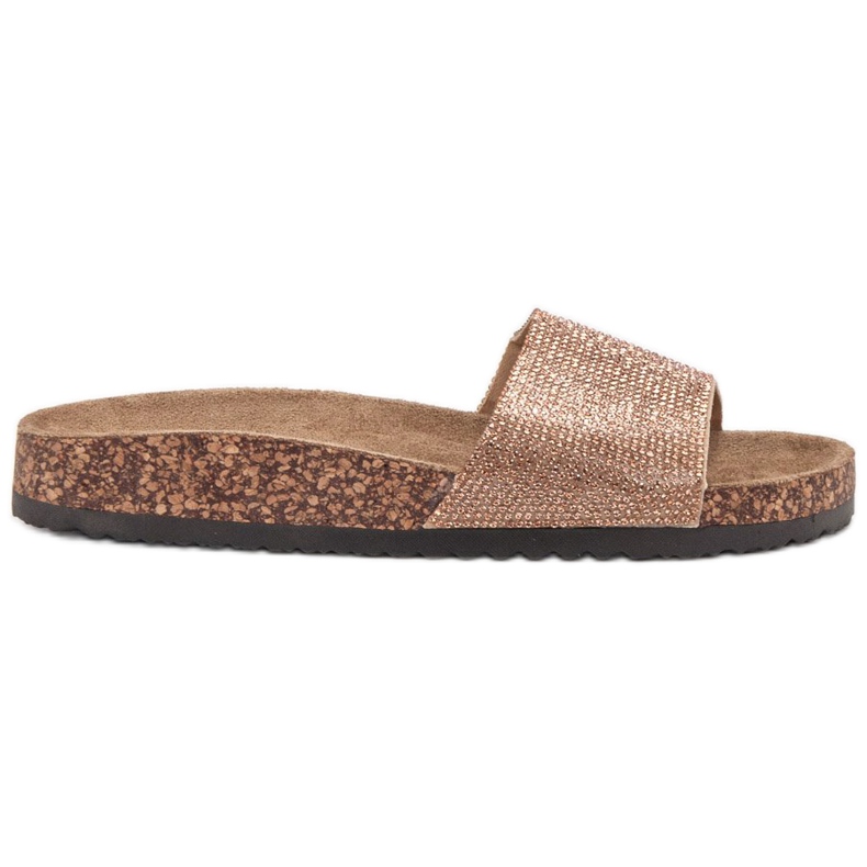 Bona Tossut korkkipohjalla keltainen