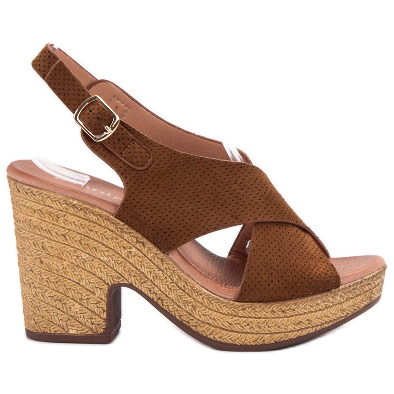 Anesia Paris Kevyet korkokengät ruskea