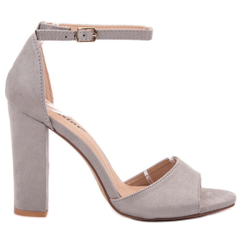 Seastar Mokkanahkaiset sandaalit baarissa harmaa