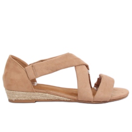 Sandaalit espadrilles beige 9R72 Khaki
