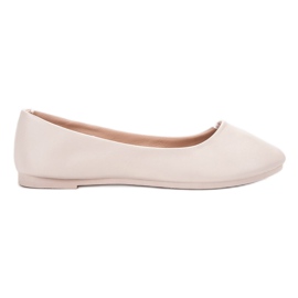 Klassiset beige VICES -ballerinat