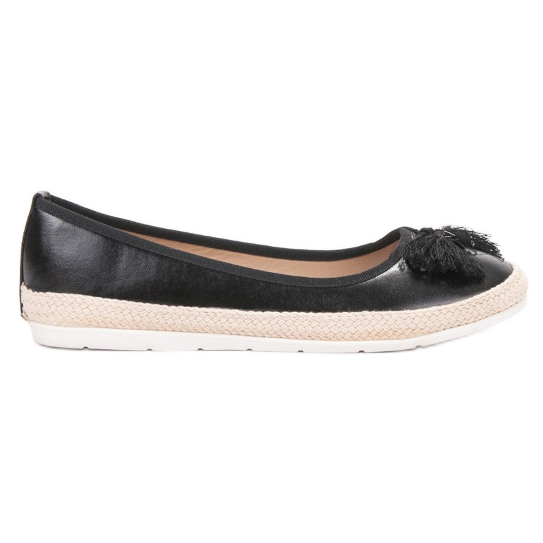 COLORFUL Muodikkaat mustat ballerinat