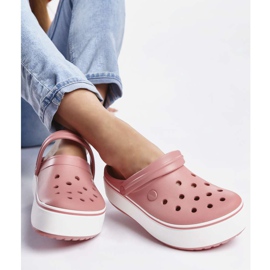 Crocs Crocband Platform Clog 6PH Blossom Valkoinen monivärinen