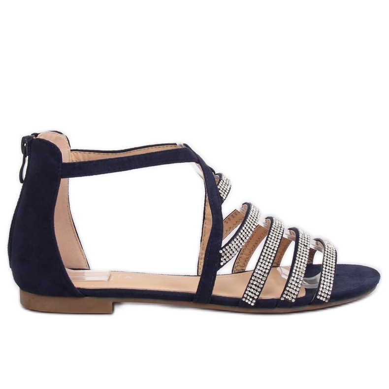 Naisten tummansiniset sandaalit LL6339 Sininen laivastonsininen