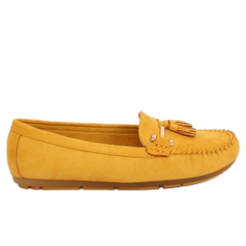 Keltainen Loaferit naisille L7183 Keltainen