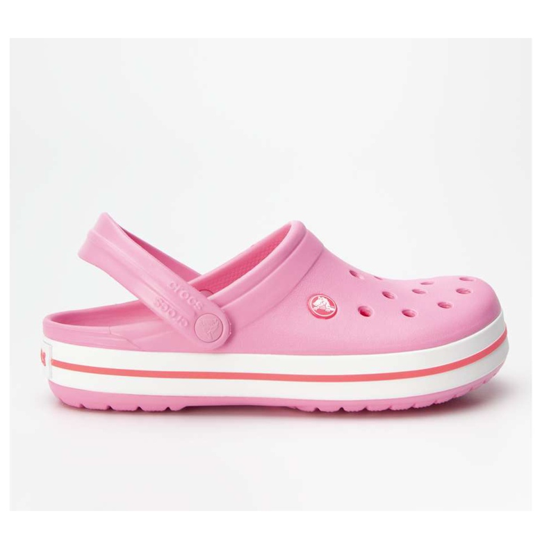 Crocs Crocband 62P vaaleanpunainen limonadi valkoinen monivärinen