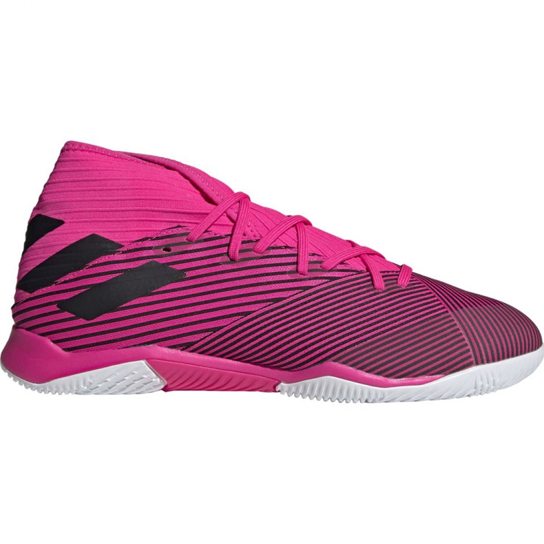 Jalkapallokengät adidas Nemeziz 19.3 In M F34411 pinkki harmaa musta