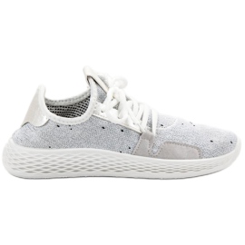 SHELOVET Liukastettavat urheilukengät valkoinen