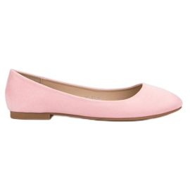 Small Swan Vaaleanpunaiset mokkanahkat vaaleanpunainen