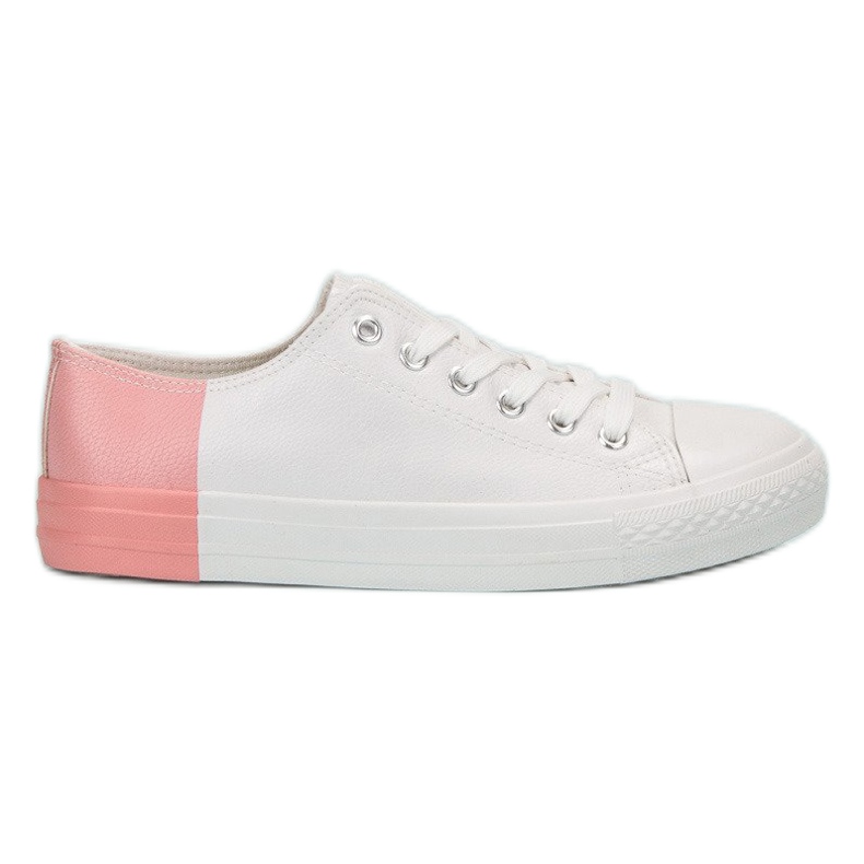 SHELOVET Tennarit Eco -nahkaa valkoinen