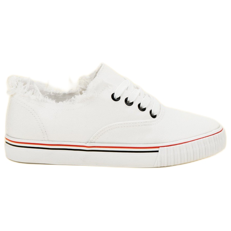 SHELOVET Valkoiset tekstiilikengät valkoinen