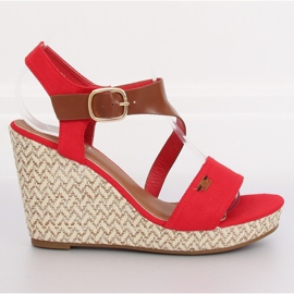 BL-360 Punainen II-GAT punainen kiilakorkokengät