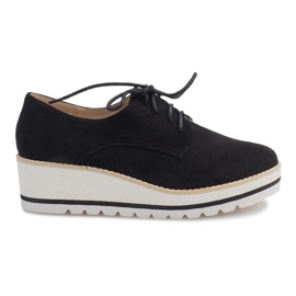 Jazz-kengät kiilalla LM-029 musta