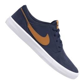 Nike Sb Solarsoft Portmore Ii M 880266-402 kenkä tummansininen